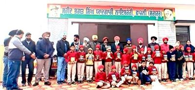 ਸਕੂਲੀ ਬੱਚਿਆਂ ਦੇ ਲਿਖਾਈ, ਪੇਂਟਿੰਗ ਤੇ ਕਵਿਤਾ ਮੁਕਾਬਲੇ ਕਰਵਾਏ 