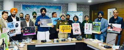 ਪੰਜਾਬ ਸਰਕਾਰ ਵੱਲੋਂ ਸੂਬੇ ਵਿੱਚ ਸੜਕ ਹਾਦਸਿਆਂ ਵਿੱਚ ਕਮੀ ਲਿਆਉਣ ਅਤੇ ਆਮ ਲੋਕਾਂ ਵਿੱਚ ਸੜਕ ਸੁਰੱਖਿਆ ਪ੍ਰਤੀ ਜਾਗਰੂਕਤਾ ਵਧਾਉਣ ਦੇ ਉਦੇਸ਼ ਨਾਲ ਰਾਸ਼ਟਰੀ ਸੜਕ ਸੁਰੱਖਿਆ ਮਹੀਨਾ–2026 ਦੀ ਸ਼ੁਰੂਆਤ