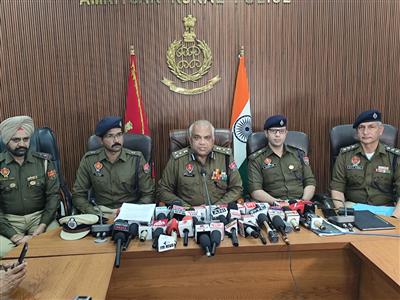 ਅੰਮ੍ਰਿਤਸਰ ਦਿਹਾਤੀ ਪੁਲਿਸ ਵੱਲੋਂ ਖੁਫ਼ੀਆ ਜਾਣਕਾਰੀ ਦੇ ਅਧਾਰ 'ਤੇ ਚਲਾਏ ਗਏ ਆਪ੍ਰੇਸ਼ਨ ਦੌਰਾਨ ਖ਼ਤਰਨਾਕ