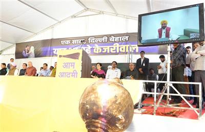 ਪੰਜਾਬ ਦੇ ਲੋਕ 2027 ਵਿੱਚ ‘ਆਪ’ ਨੂੰ 100 ਸੀਟਾਂ ਦੇ ਕੇ ਕੇਂਦਰ ਵਿੱਚ ਭਾਜਪਾ ਦੇ ਤਾਨਾਸ਼ਾਹੀ ਸ਼ਾਸਨ ਦੇ ਅੰਤ ਦਾ ਮੁੱਢ ਬੰਨ੍ਹਣਗੇ: ਭਗਵੰਤ ਸਿੰਘ ਮਾਨ