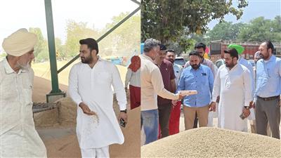 ਪੰਜਾਬ ਸਰਕਾਰ ਦੀ ਤਰੱਕੀ ਦੇ ਰਾਹ ‘ਤੇ ਕਦਮ ਮਾਰਕਫੈਡ ਚੇਅਰਮੈਨ ਇੰਦਰਜੀਤ ਸਿੰਘ ਮਾਨ ਵੱਲੋਂ ਕੋਠਾ ਗੁਰੂ ਕਾ ‘ਚ ਕਣਕ ਦੀ ਬੋਲੀ ਦੀ ਸ਼ੁਰੂਆਤ