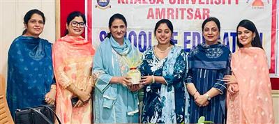 ਖ਼ਾਲਸਾ ਕਾਲਜ ਐਜੂਕੇਸ਼ਨ, ਜੀ.ਟੀ. ਰੋਡ ਵਿਖੇ “ਨਵੀਨਤਾਕਾਰੀ ਸਿੱਖਿਆ ਸ਼ਾਸਤਰਾਂ ਨੂੰ ਏਕੀਕ੍ਰਿਤ ਕਰਨਾ” ਵਿਸ਼ੇ ’ਤੇ ਵਰਕਸ਼ਾਪ