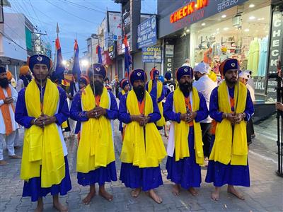 ਸੁਨਾਮ ਵਿਖੇ ਨਗਰ ਕੀਰਤਨ ਸਜਾਇਆ 