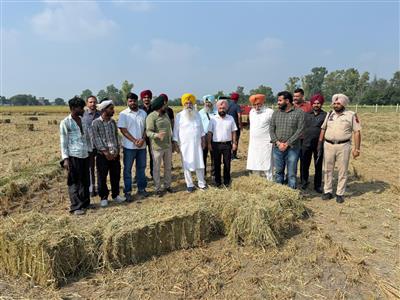 ਗੁਰਮੀਤ ਸਿੰਘ ਖੁੱਡੀਆਂ ਨੇ ਕਿਸਾਨਾਂ ਨੂੰ ਪਰਾਲੀ ਨਾ ਸਾੜਨ ਦੀ ਕੀਤੀ ਅਪੀਲ